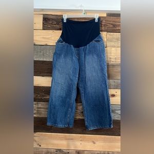 Motherhood maternity denim capri